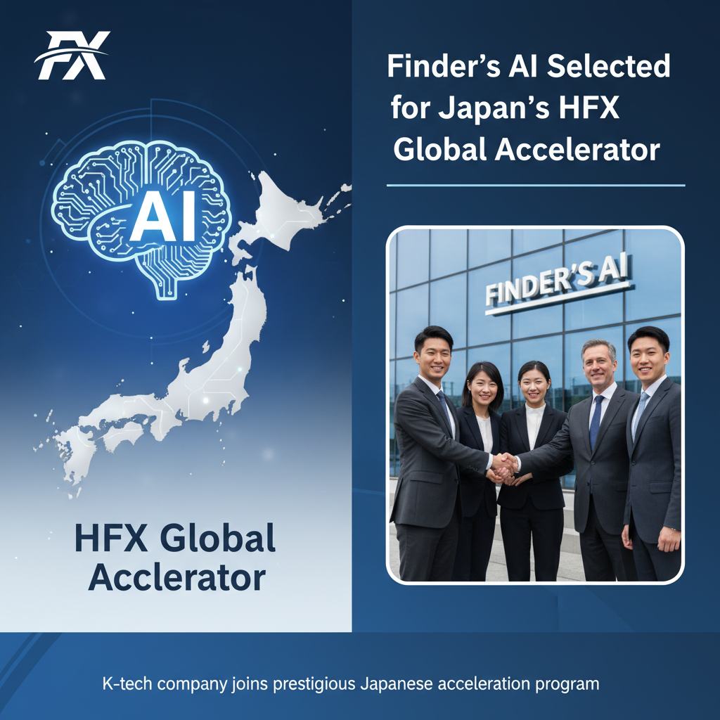 Finder's AI Selected for Japan's HFX Global Accelerator