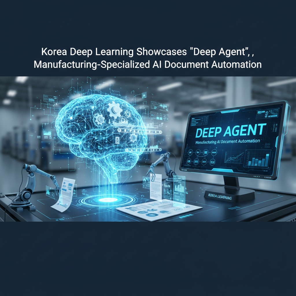 Korea Deep Learning Showcases 'Deep Agent,' Manufacturing-Specialized AI Document Automation