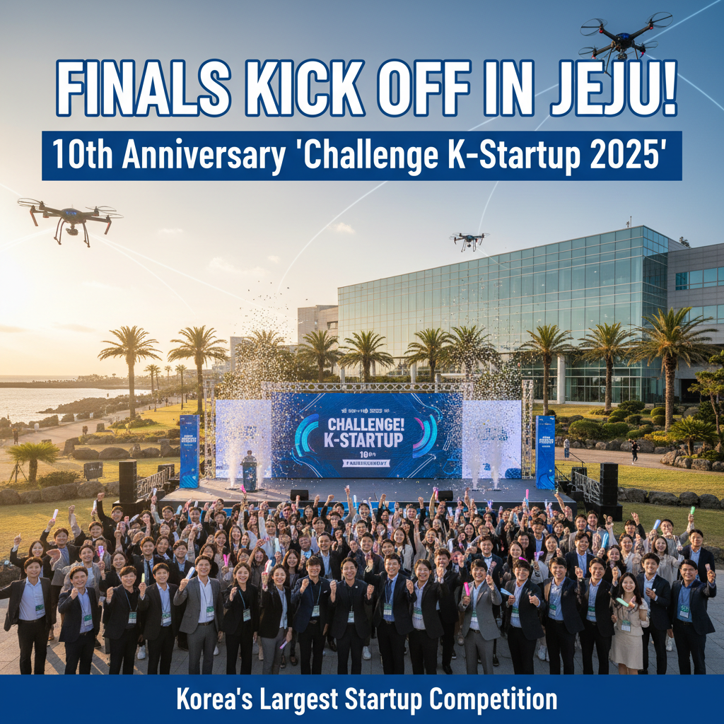 Finals Kick Off in Jeju! 10th Anniversary 'Challenge K-Startup 2025'