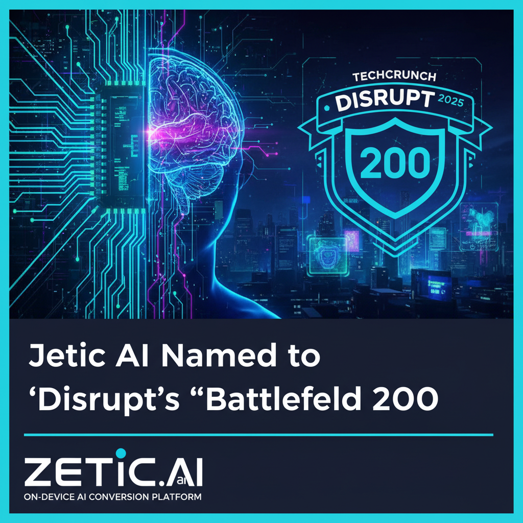 Jetic AI Named to Disrupt's 'Battlefield 200'
