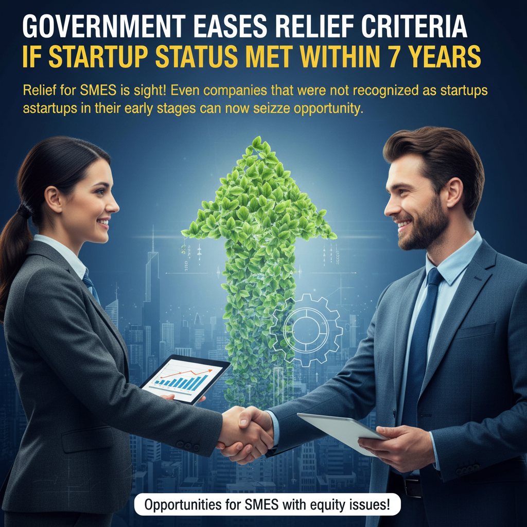 Government Eases Relief Criteria if Startup Status Met Within 7 Years