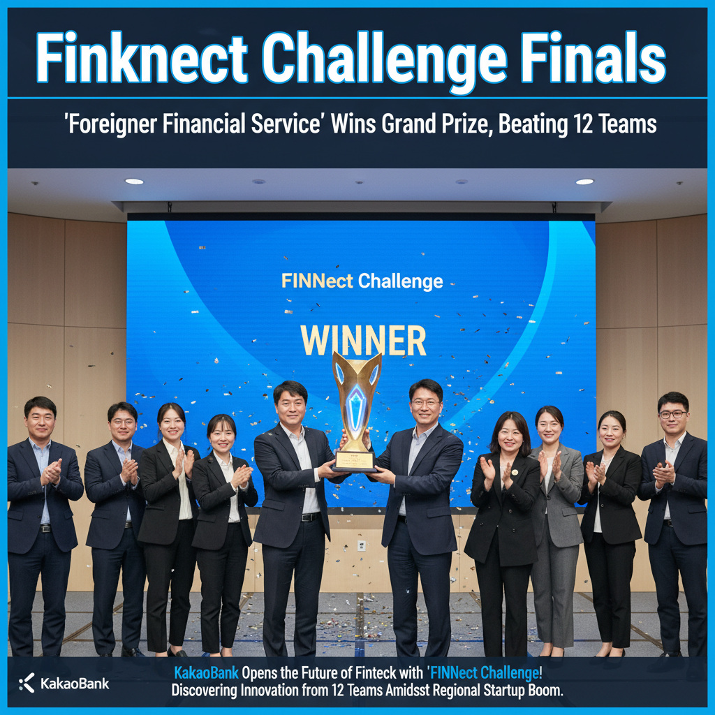 Finknect Challenge Finals: 'Foreigner Financial Service' Wins Grand Prize, Beating 12 Teams