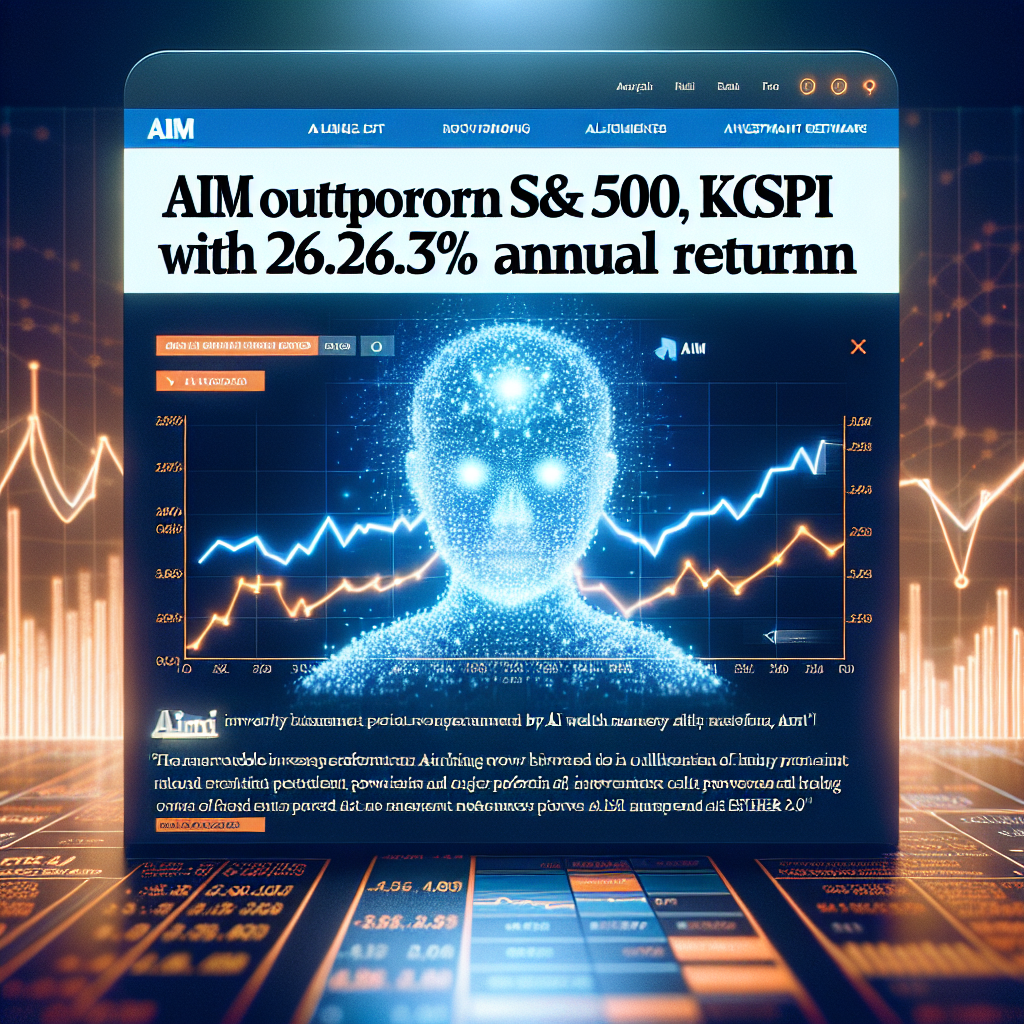 Aim Outperforms S&P500, KOSPI with 26.53% Annual Return