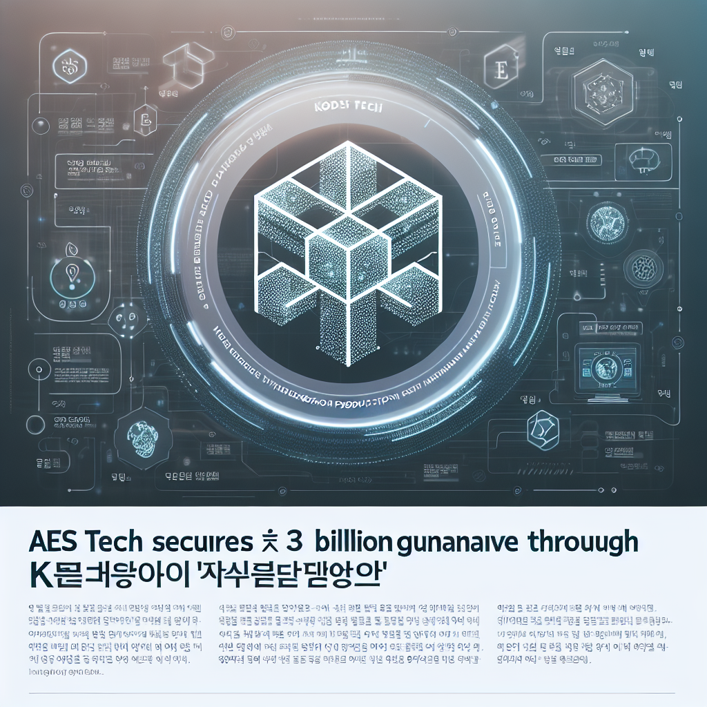 AES Tech Secures ₩3 Billion Guarantee Through KODIT's 'Free-Icon' Selection