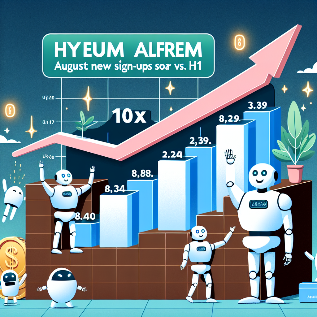 Hyeum Alfred: August New Sign-ups Soar 10x vs. H1