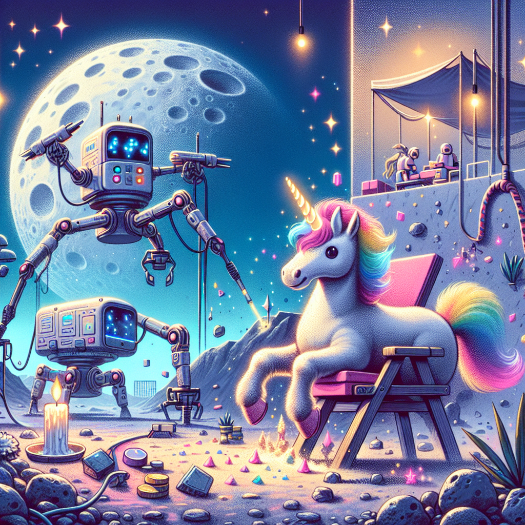 Unicorns in Space: The Rise of Hallucinogenic Therapy Centers and Lunar Construction Robots