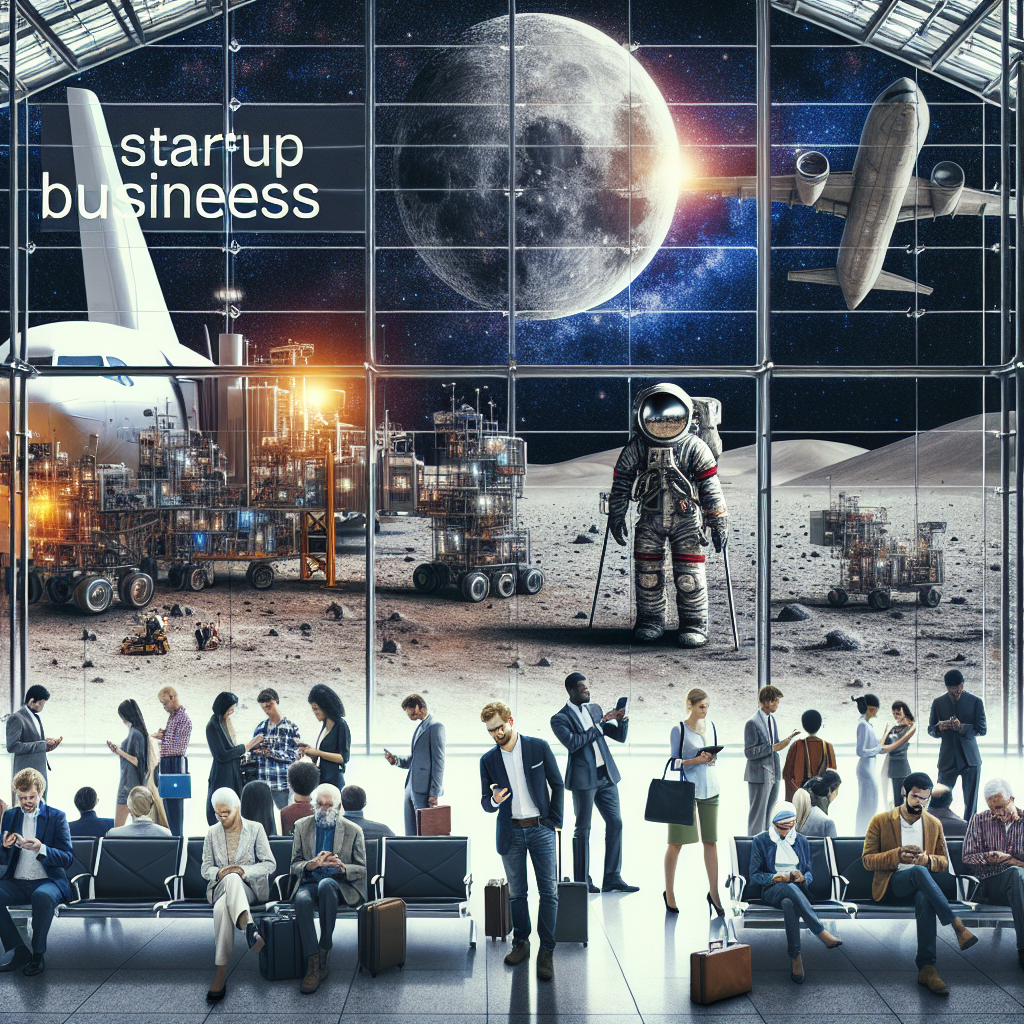 Boredom Busters: Startup Launches App to Combat Airport Anxiety While Robots Build Moon Bases