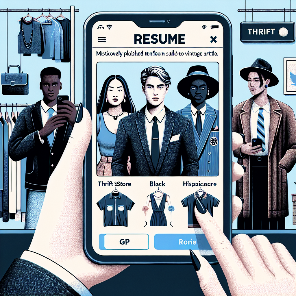 Revolutionizing Thrift: New Resume Platform Pairs Job Seekers with Vintage Wardrobes—What's Next, Couture Interviews?