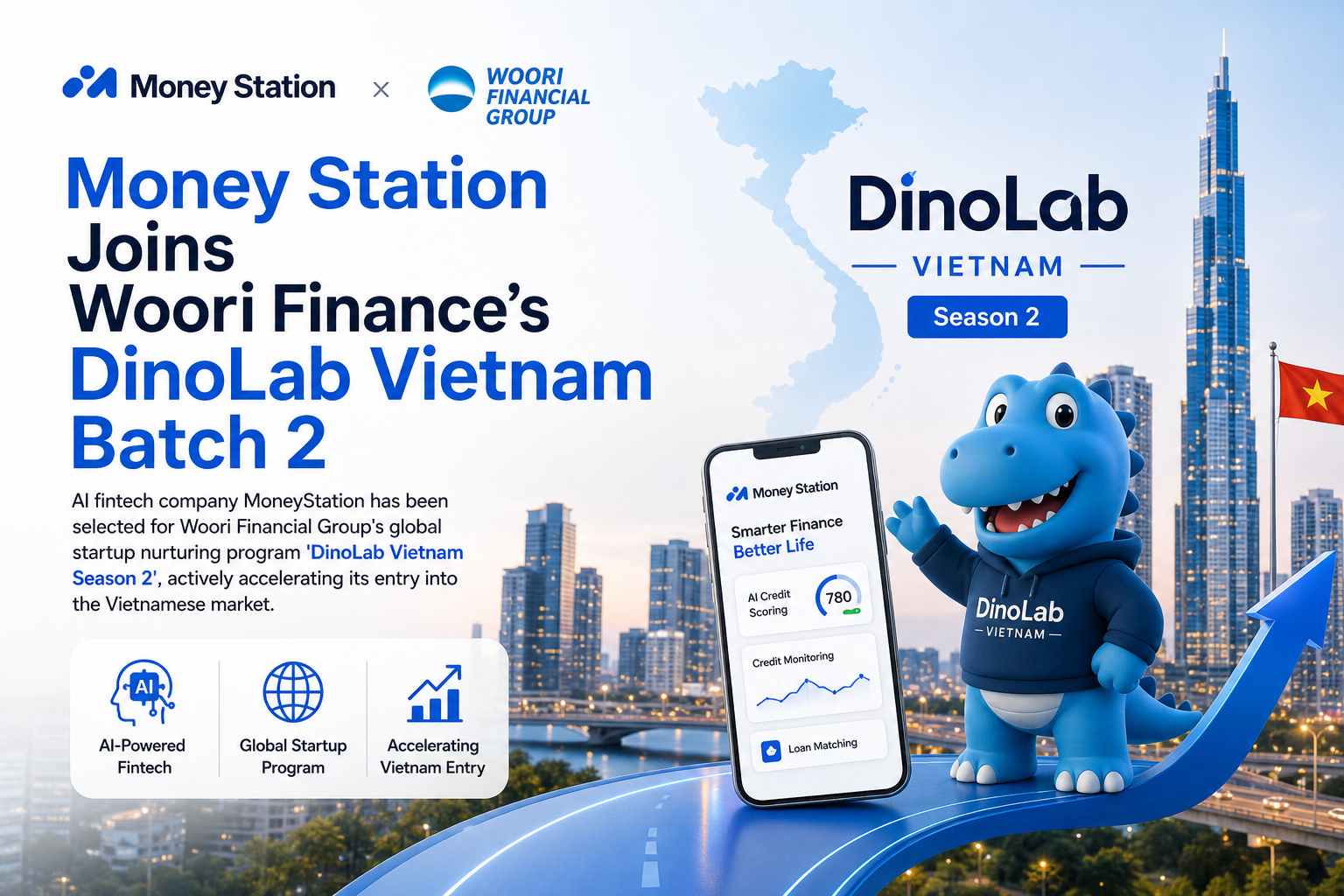 Money Station Joins Woori Finance's DinoLab Vietnam Batch 2