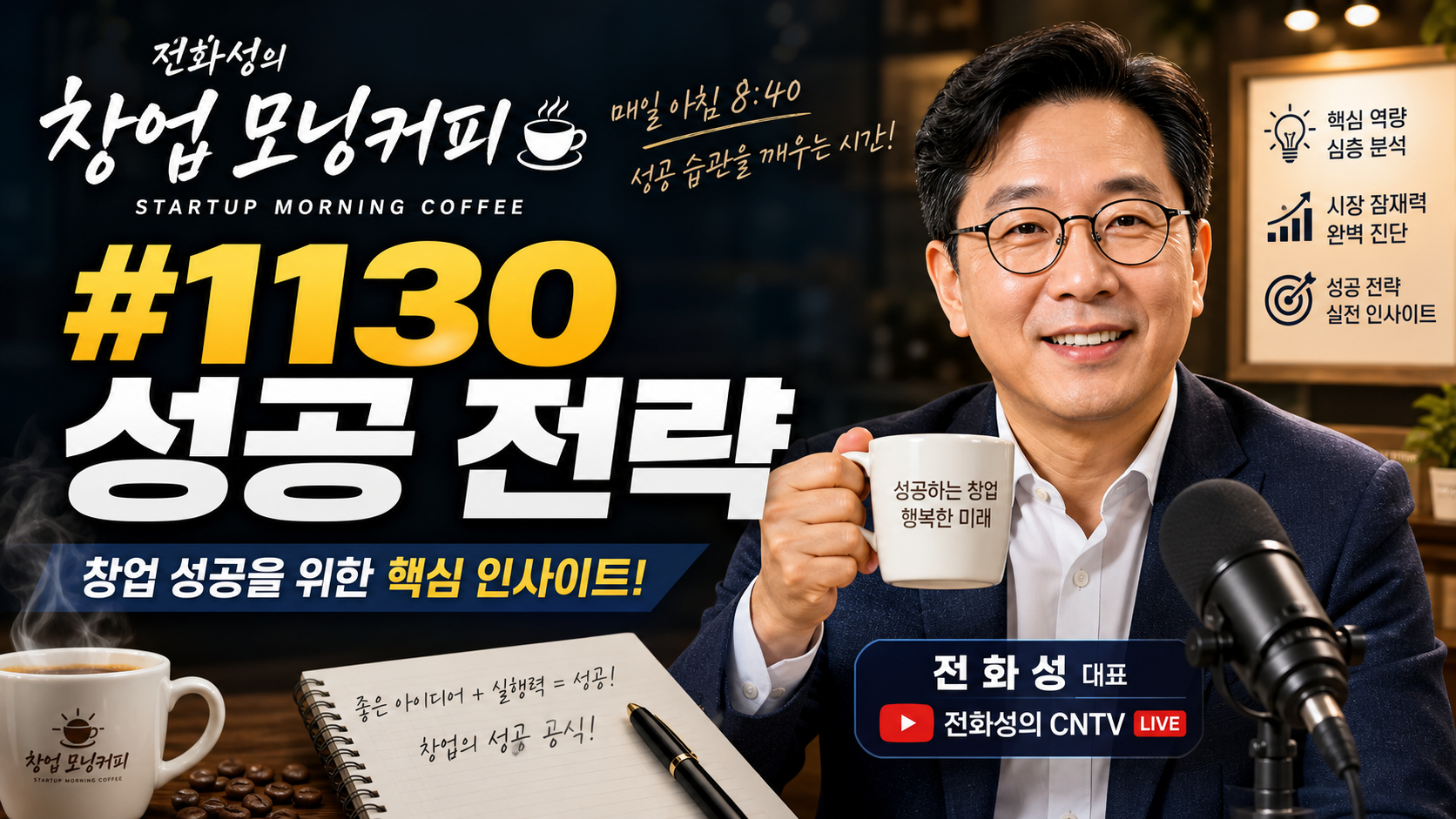 Jeon Hwa-seong's Startup Morning Coffee: #1130 Success Strategies