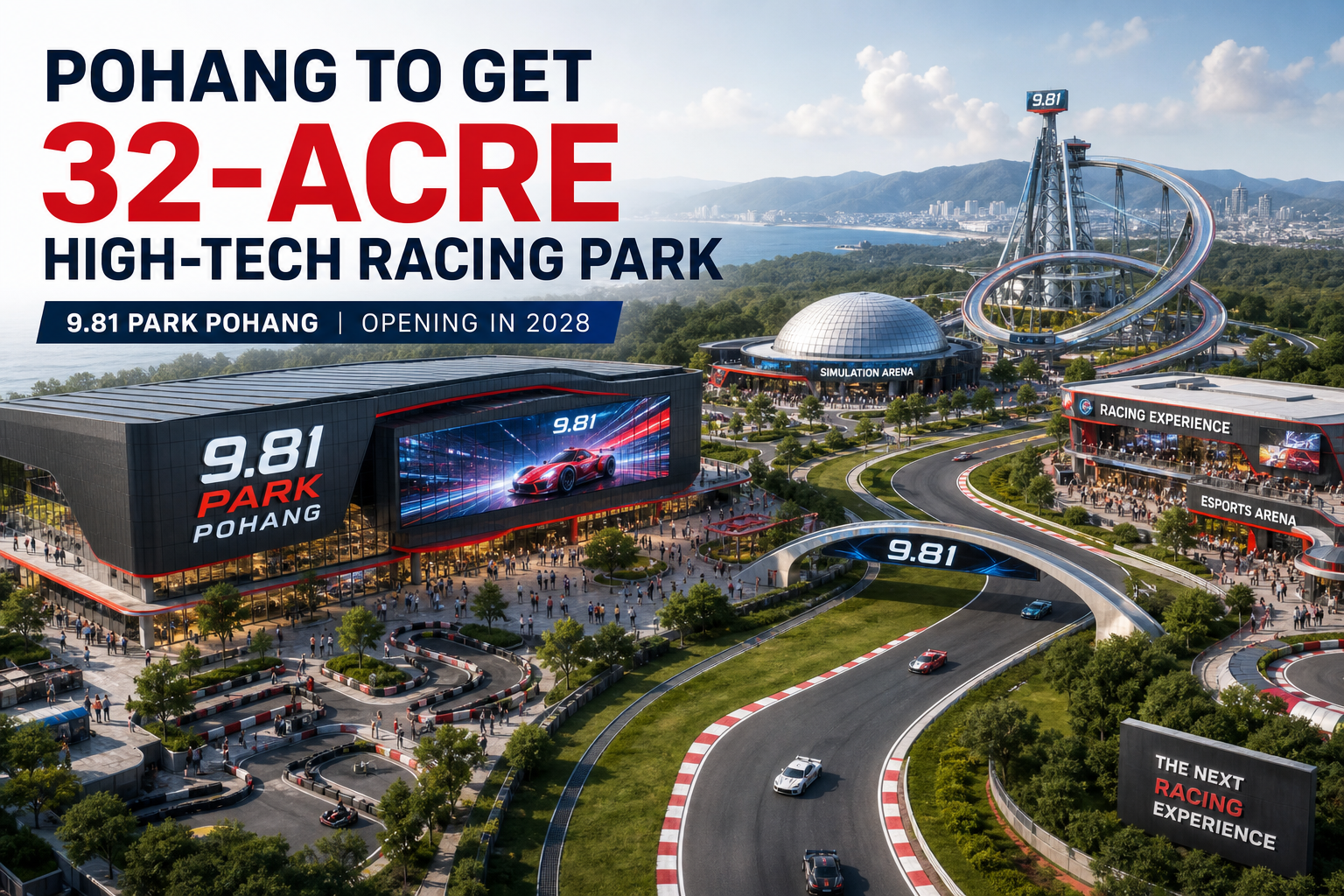 Pohang to Get 32-Acre High-Tech Racing Park