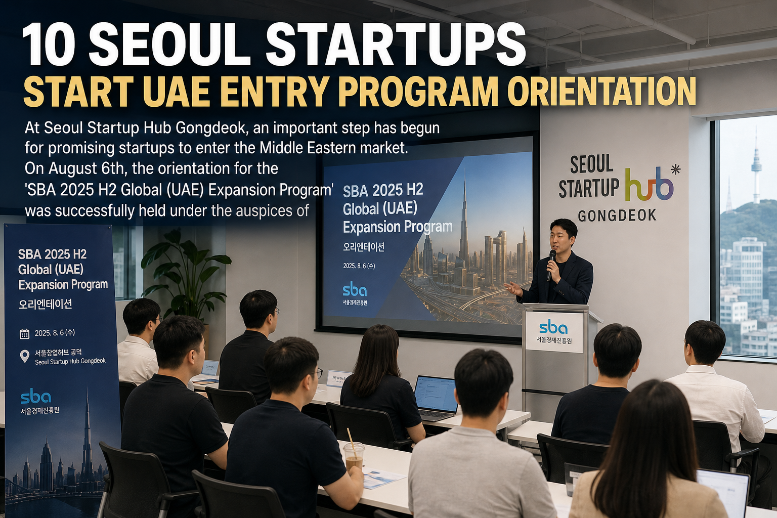 10 Seoul Startups Start UAE Entry Program Orientation