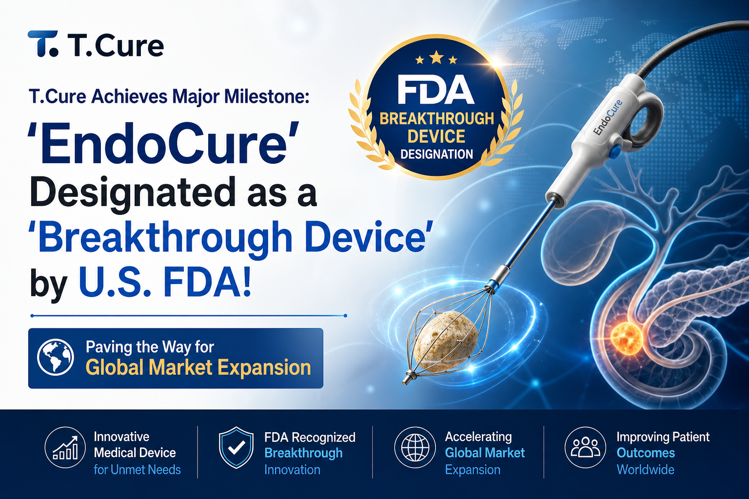 TQURE 'EndoCure', FDA Breakthrough Device Designation