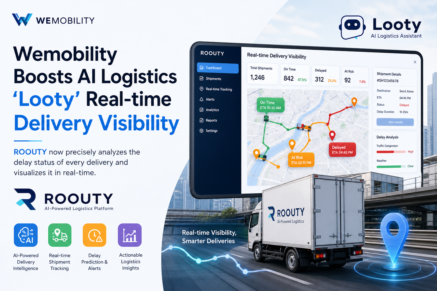 Wemobility Boosts AI Logistics 'Looty' Real-time Delivery Visibility