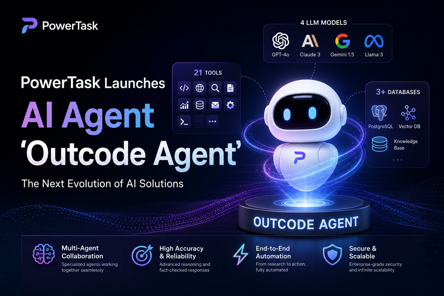 PowerTask Launches AI Agent 'Outcode Agent'