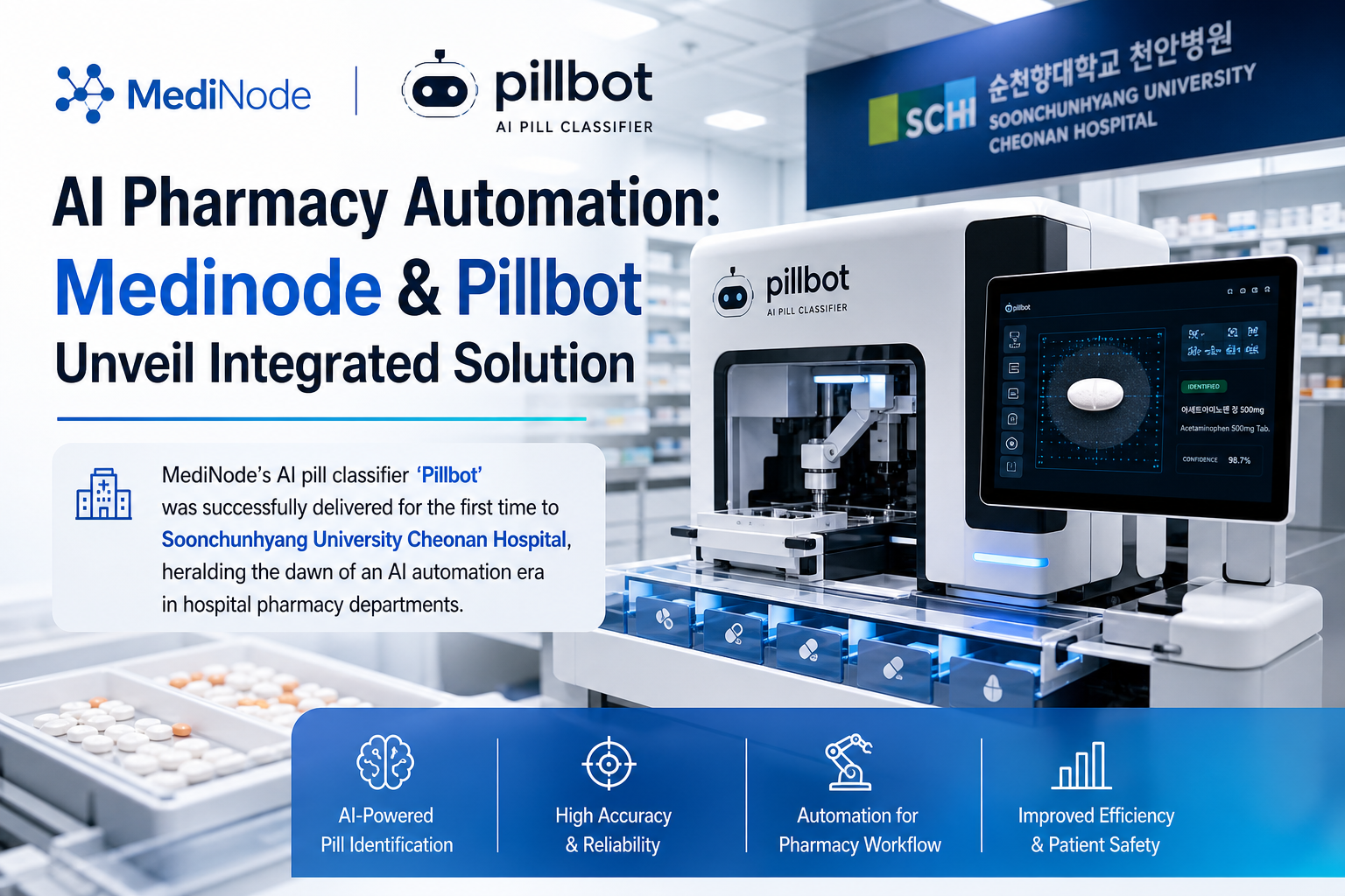 AI Pharmacy Automation: Medinode & Pillbot Unveil Integrated Solution
