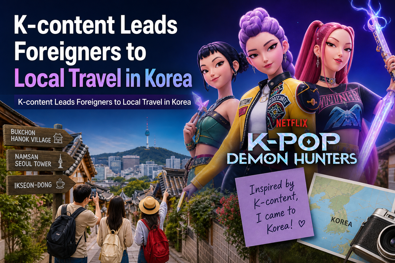 K-content Leads Foreigners to Local Travel in Korea