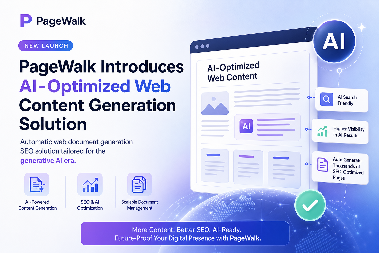 PageWalk Introduces AI-Optimized Web Content Generation Solution