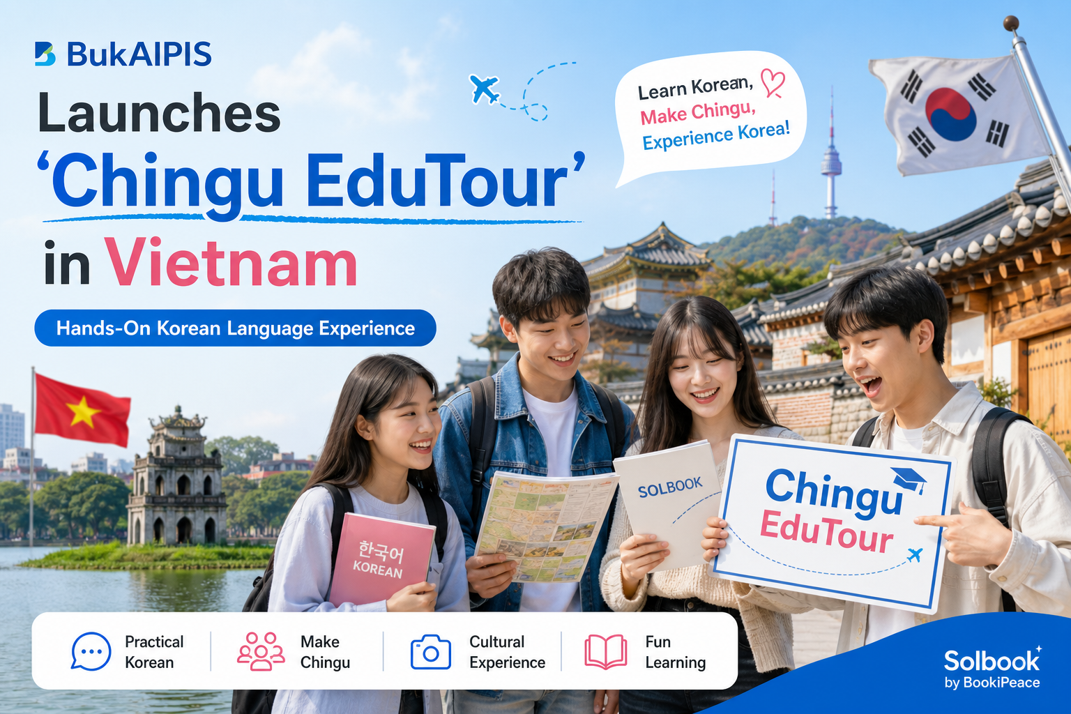 BukAIPIS Launches 'Chingu EduTour' in Vietnam: Hands-On Korean Language Experience