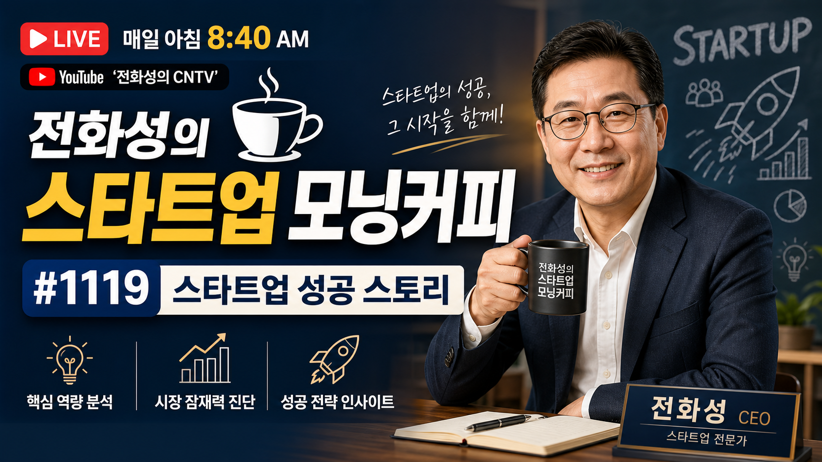 Jeon Hwa-sung's Startup Morning Coffee #1119: Startup Success Story