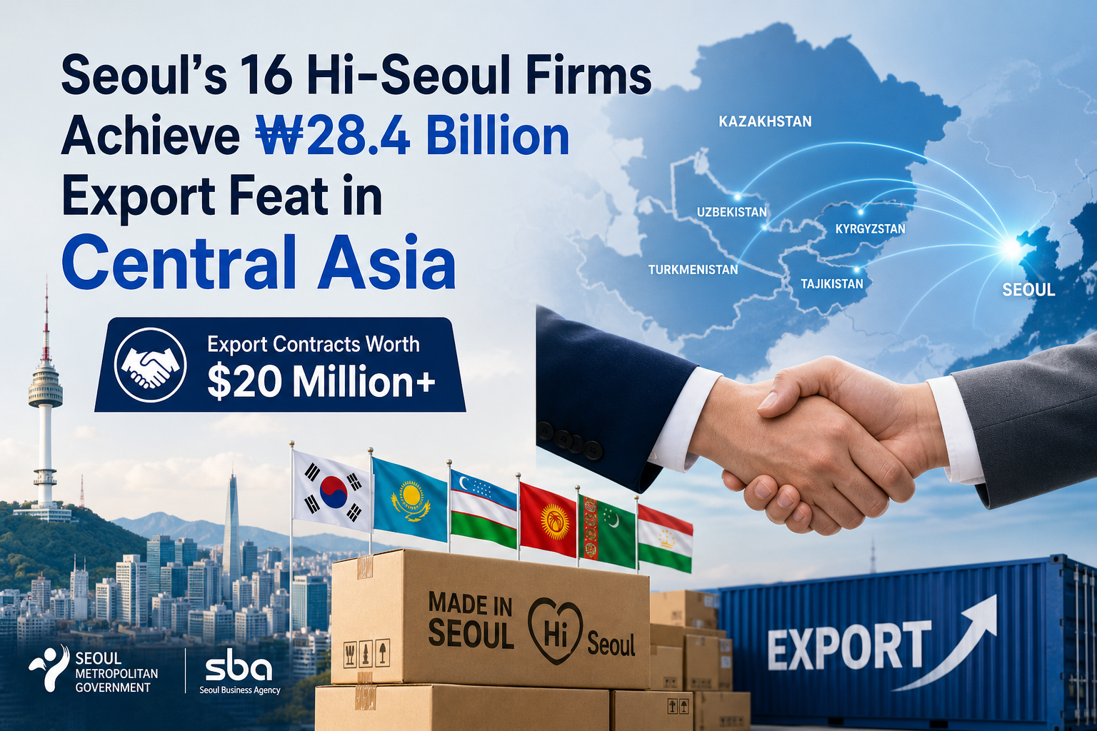 Seoul's 16 Hi-Seoul Firms Achieve ₩28.4 Billion Export Feat in Central Asia