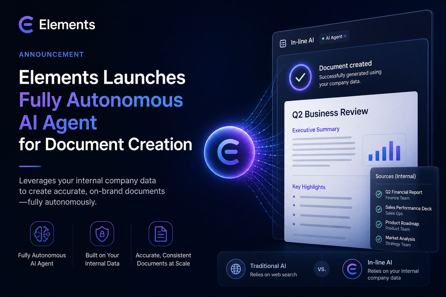 Elements Launches Fully Autonomous AI Agent for Document Creation