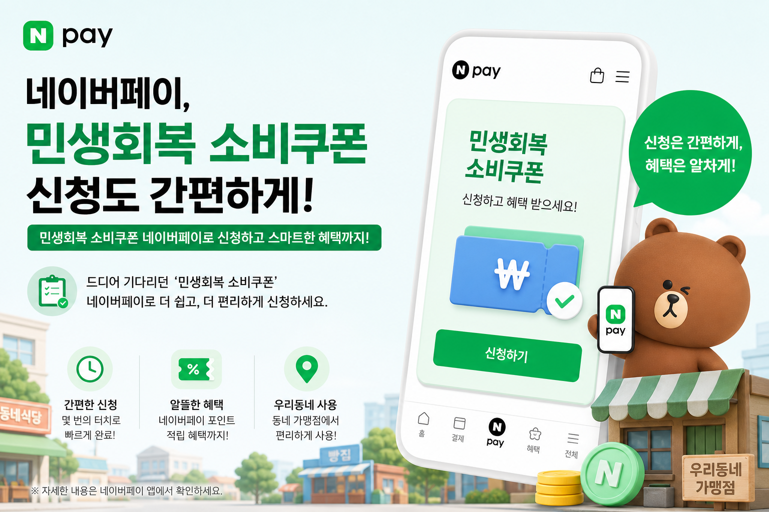 Naver Pay Launches Simple Application for Livelihood Recovery Coupons