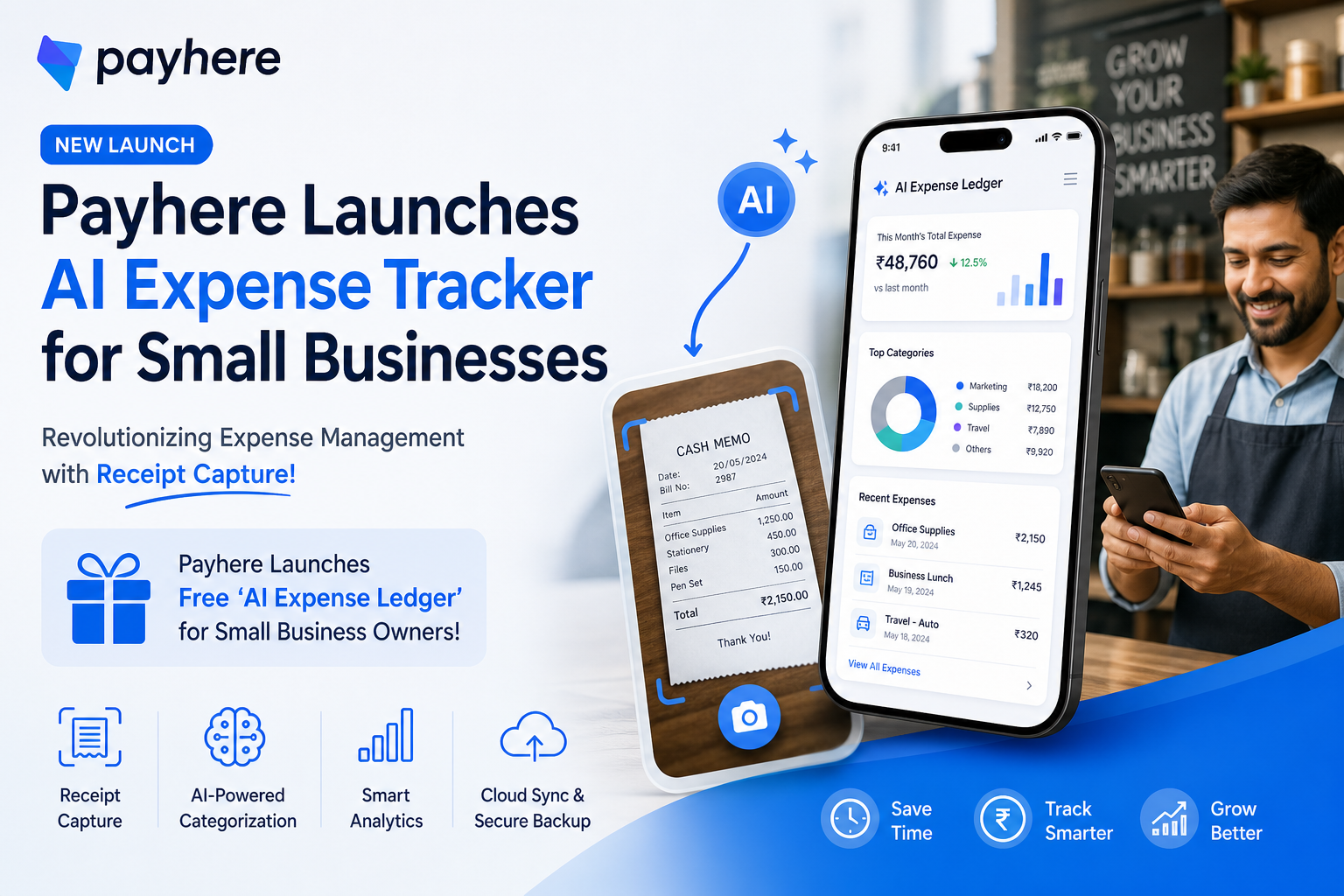 Payhere Launches AI Expense Tracker for Small Businesses