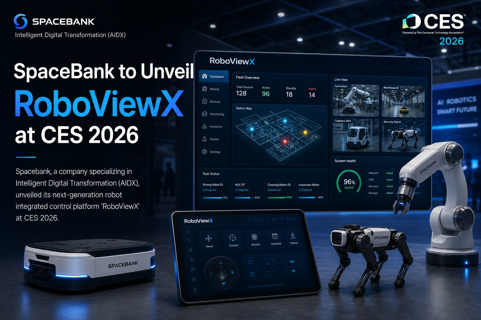 SpaceBank to Unveil RoboViewX at CES 2026