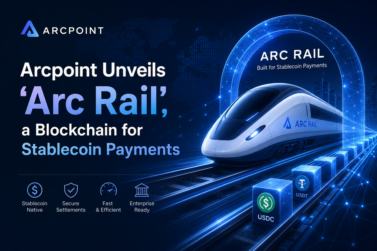 Arcpoint Unveils 'Arc Rail', a Blockchain for Stablecoin Payments