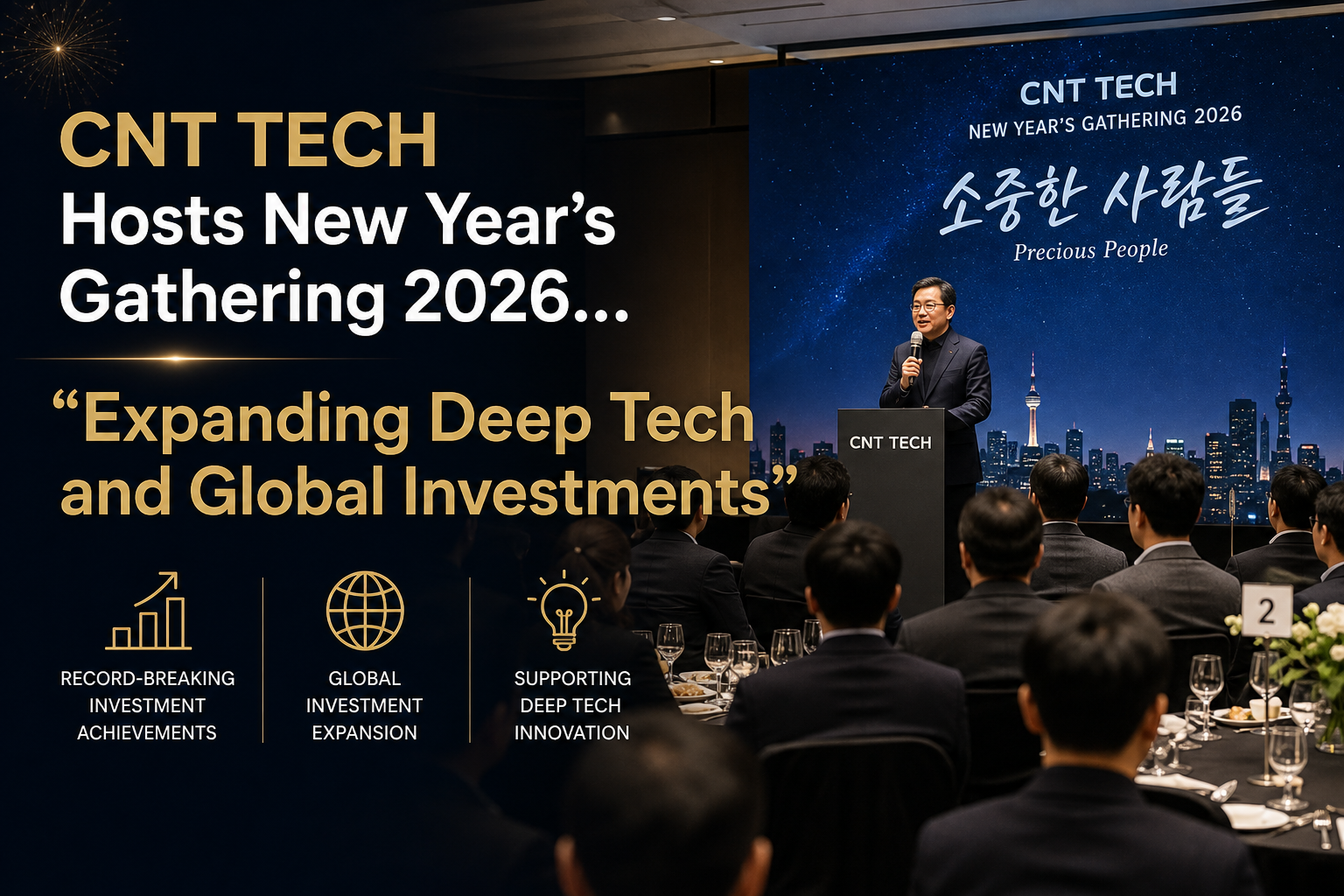 CNT Tech Hosts New Year's Gathering 2026… “Expanding Deep Tech and Global Investments”