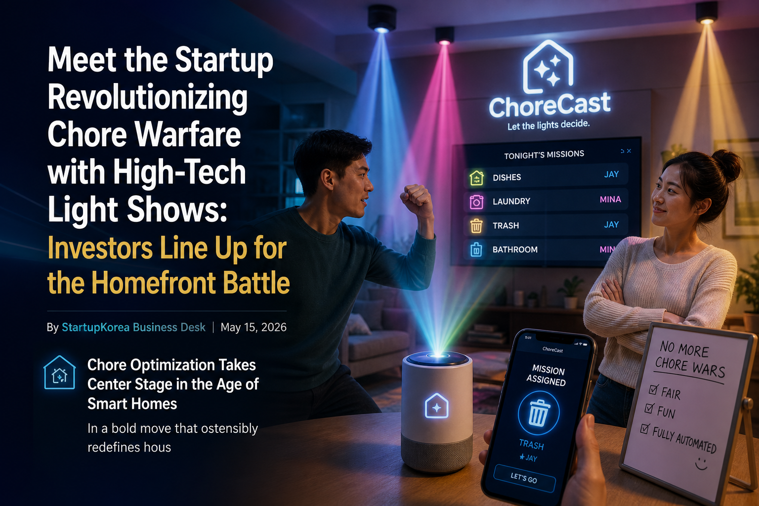 Analyzing the Rise of Chore Optimization Startups in the Smart Home Market