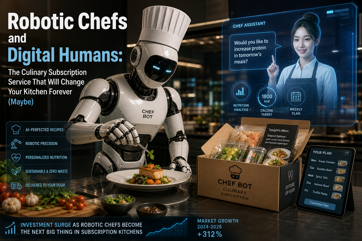 The Rise of Robotic Chefs: Analyzing the Subscription Culinary Service Market