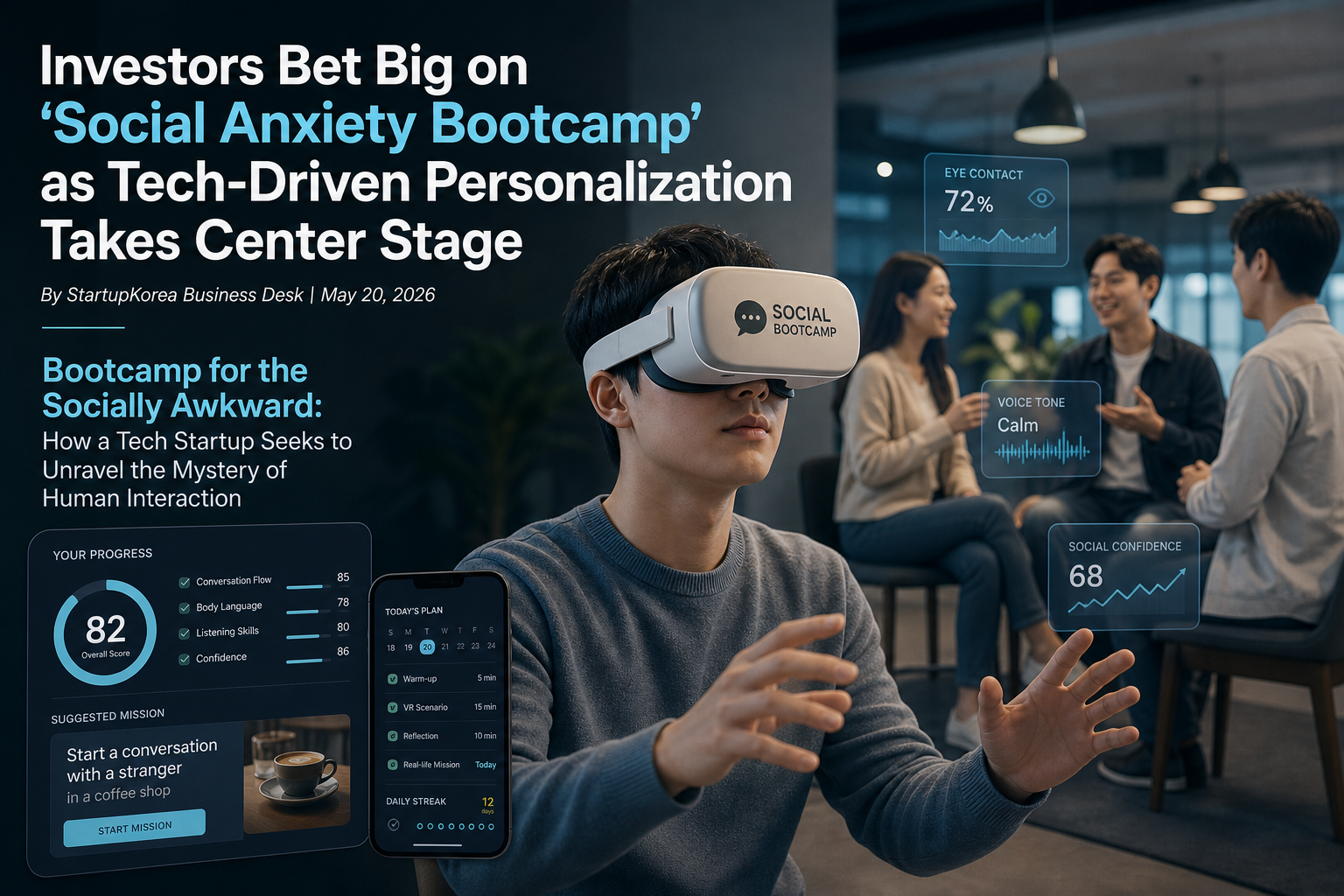 Investors Embrace Tech-Driven Solutions for Social Anxiety: A Market Analysis
