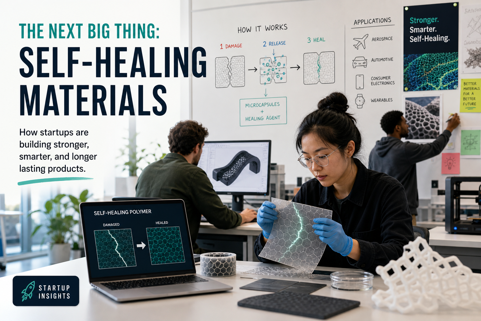 Analyzing the Potential of Self-Healing Materials in the Startup Ecosystem