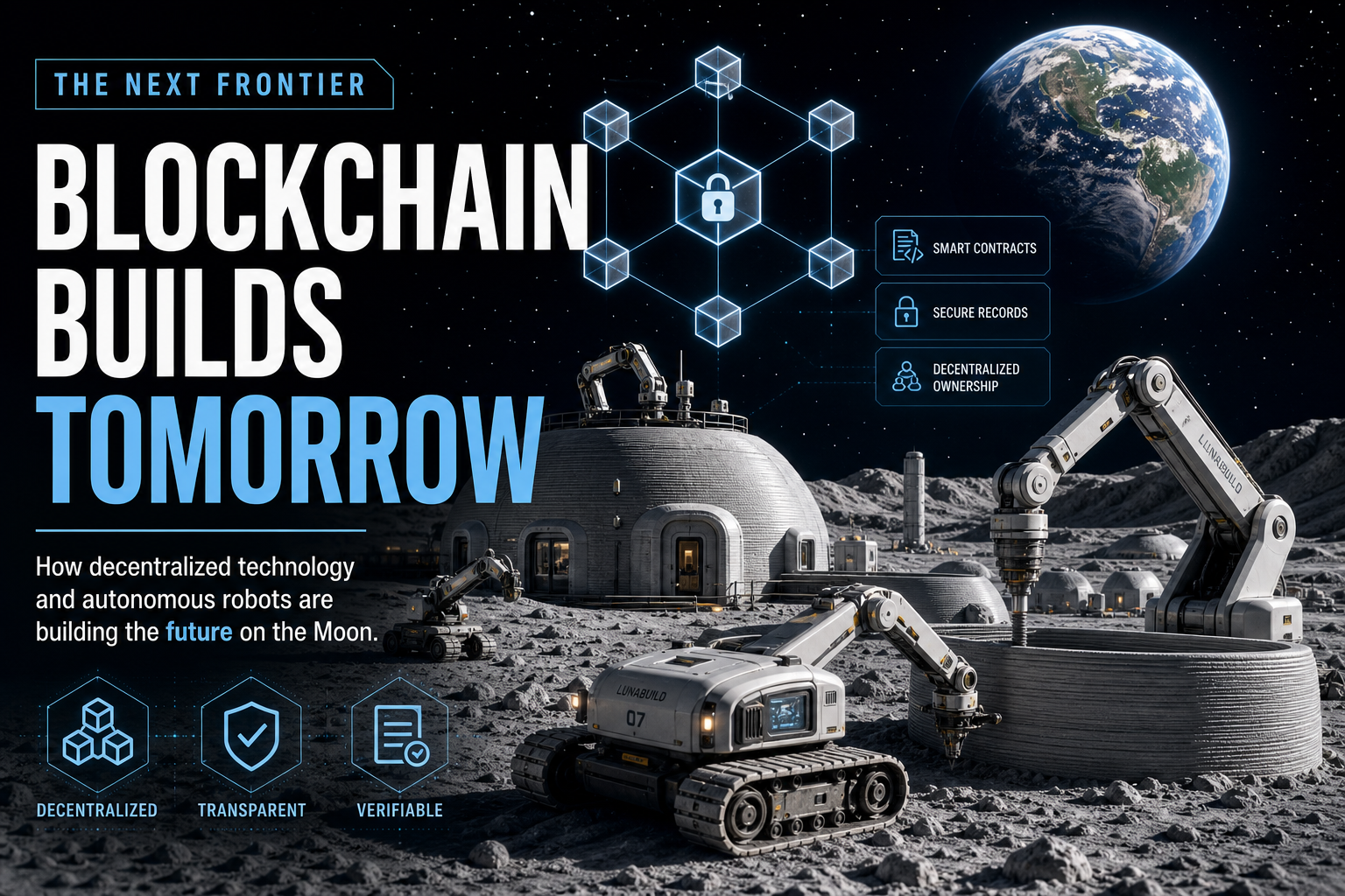 Is Quantum Blockchain Accounting the Next Moonshot? Startup Secures $80 Million Angel Round to Build Robots on the Lunar Surface