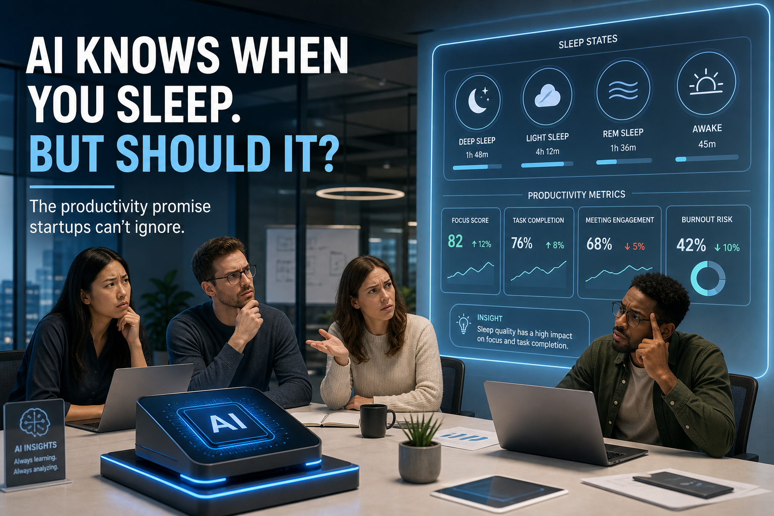 Meet Your New Meeting Manager: AI Chip Predicts Sleepy Employees and Assigns Leaders Automatically