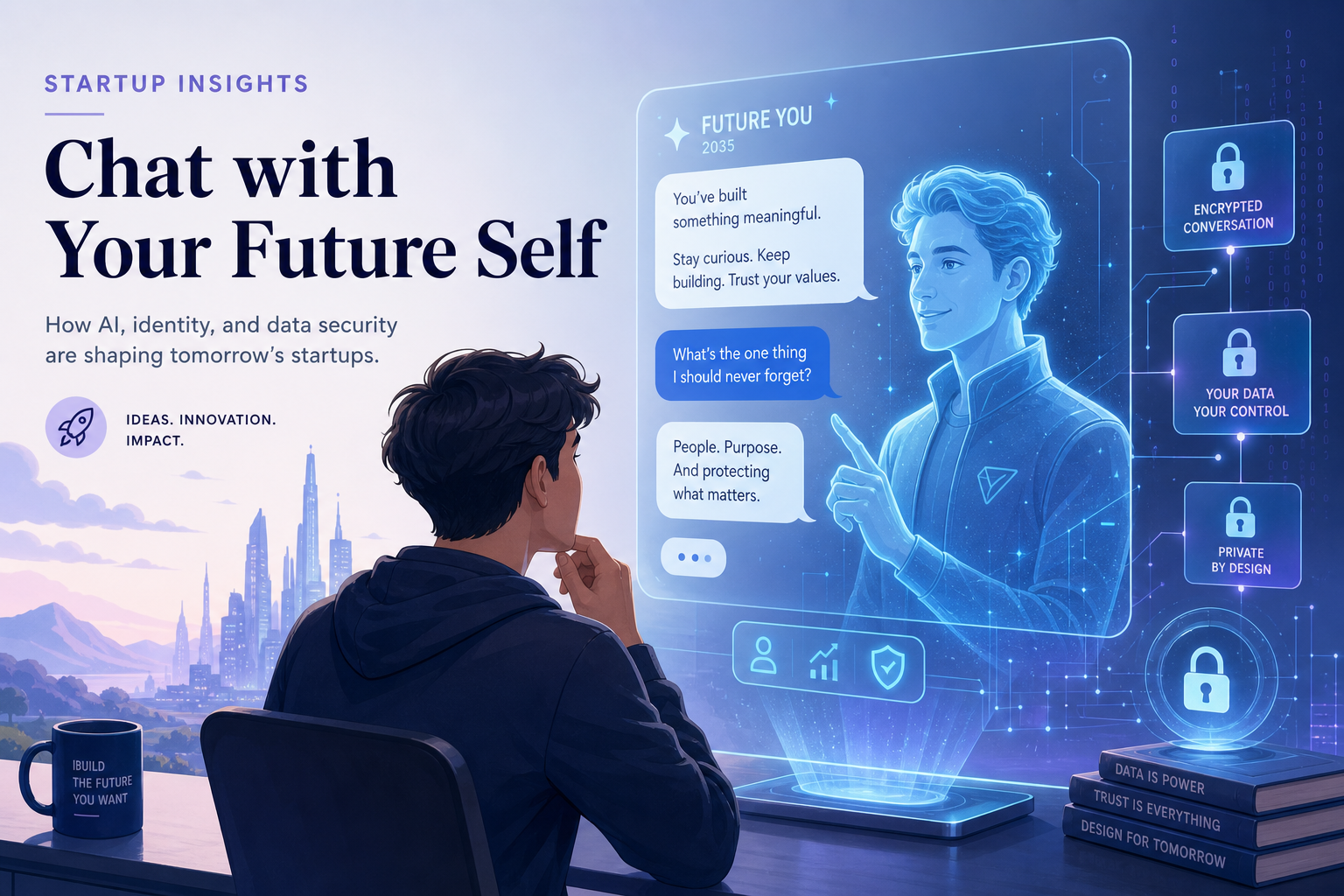 Chatting with Your Future Self: The App That Wants to Manage Your Life While You Manage Your Data