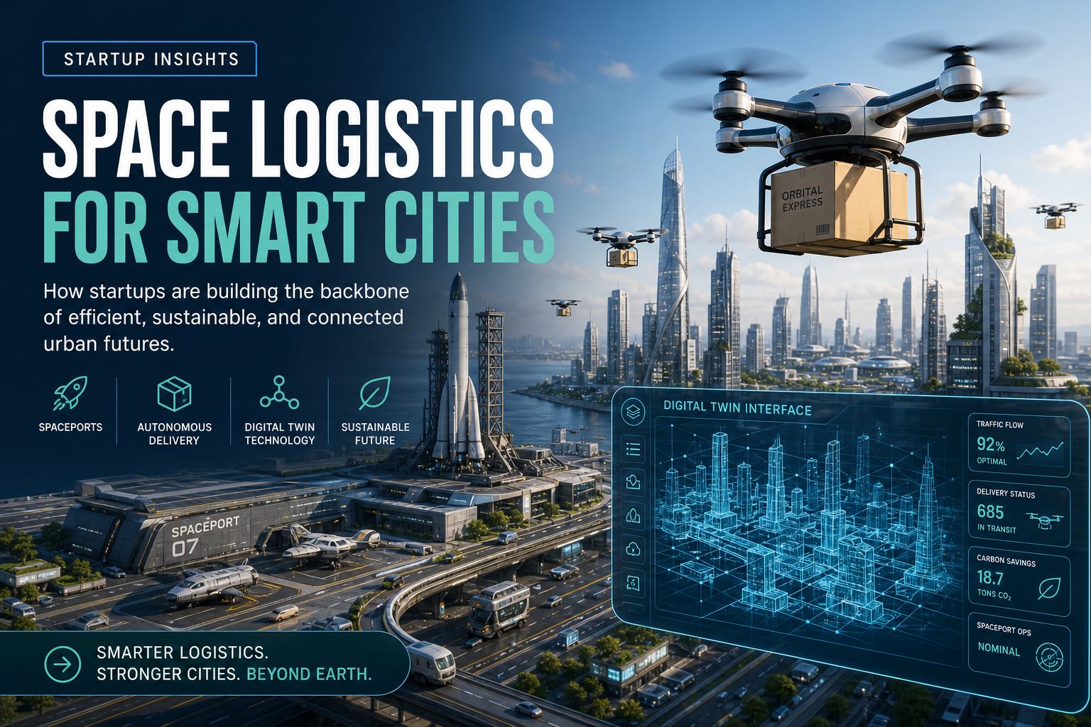 Space Logistics for Smart Cities: A $500 Million Series A Bet on the Final Frontier
