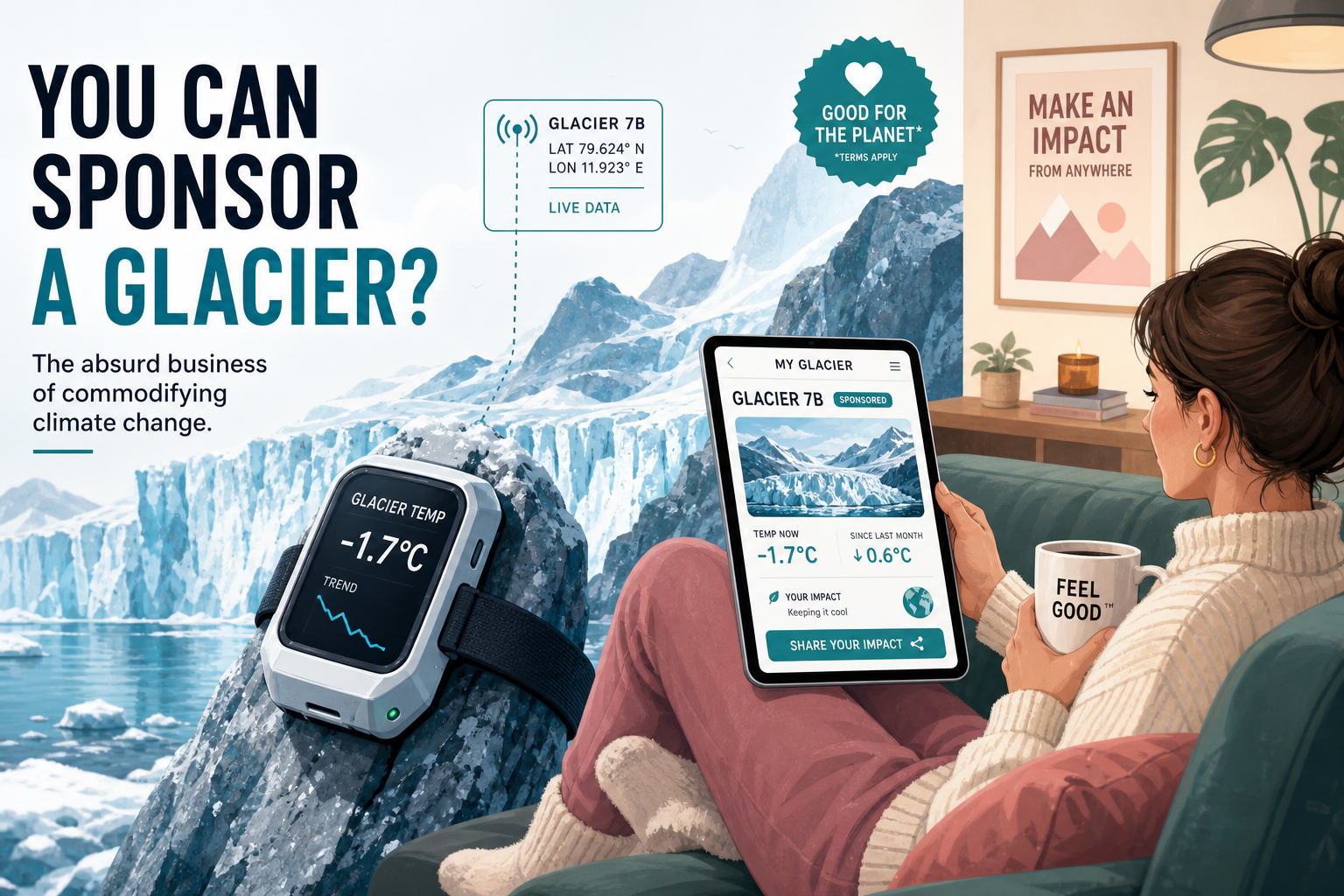 Frozen Assets: The Startup Offering Glacier Sponsorships and Wearable Tech to Fight Climate Change