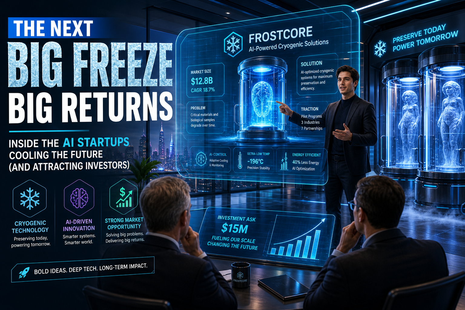 Cryogenically Enhanced Pitching: Is the Future of Startups Frozen in Time?