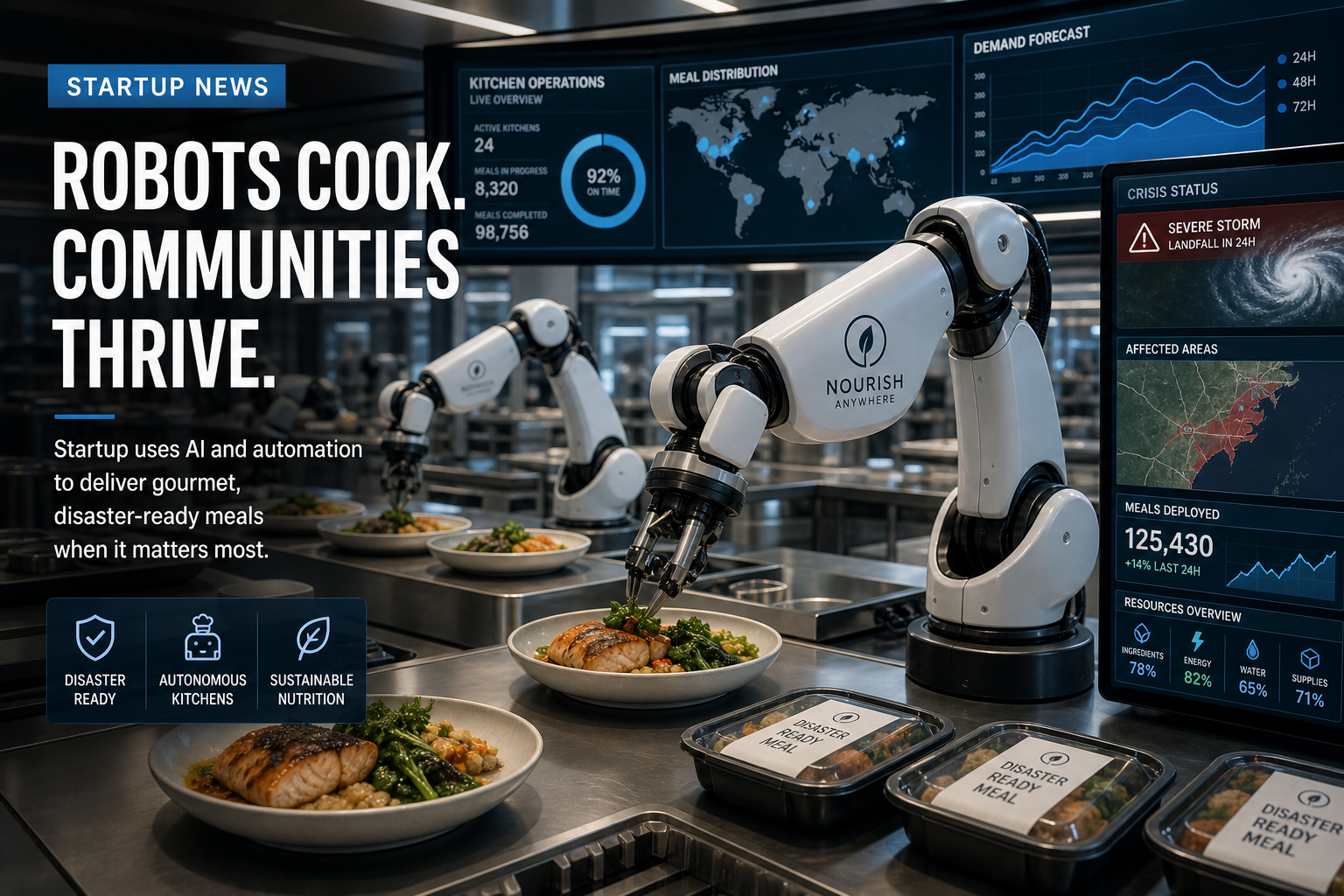 Disaster-Proof Dining: Startup Launches a Data Platform with a Side of Autonomous Lab Robots