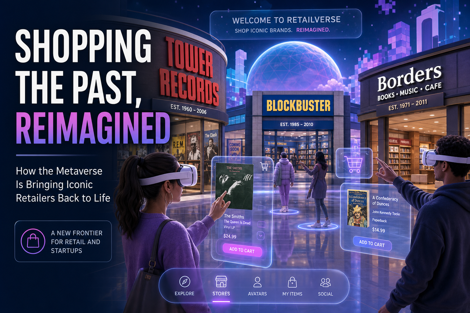 Virtual Real Estate: How a Startup Plans to Resurrect Defunct Shops in the Metaverse