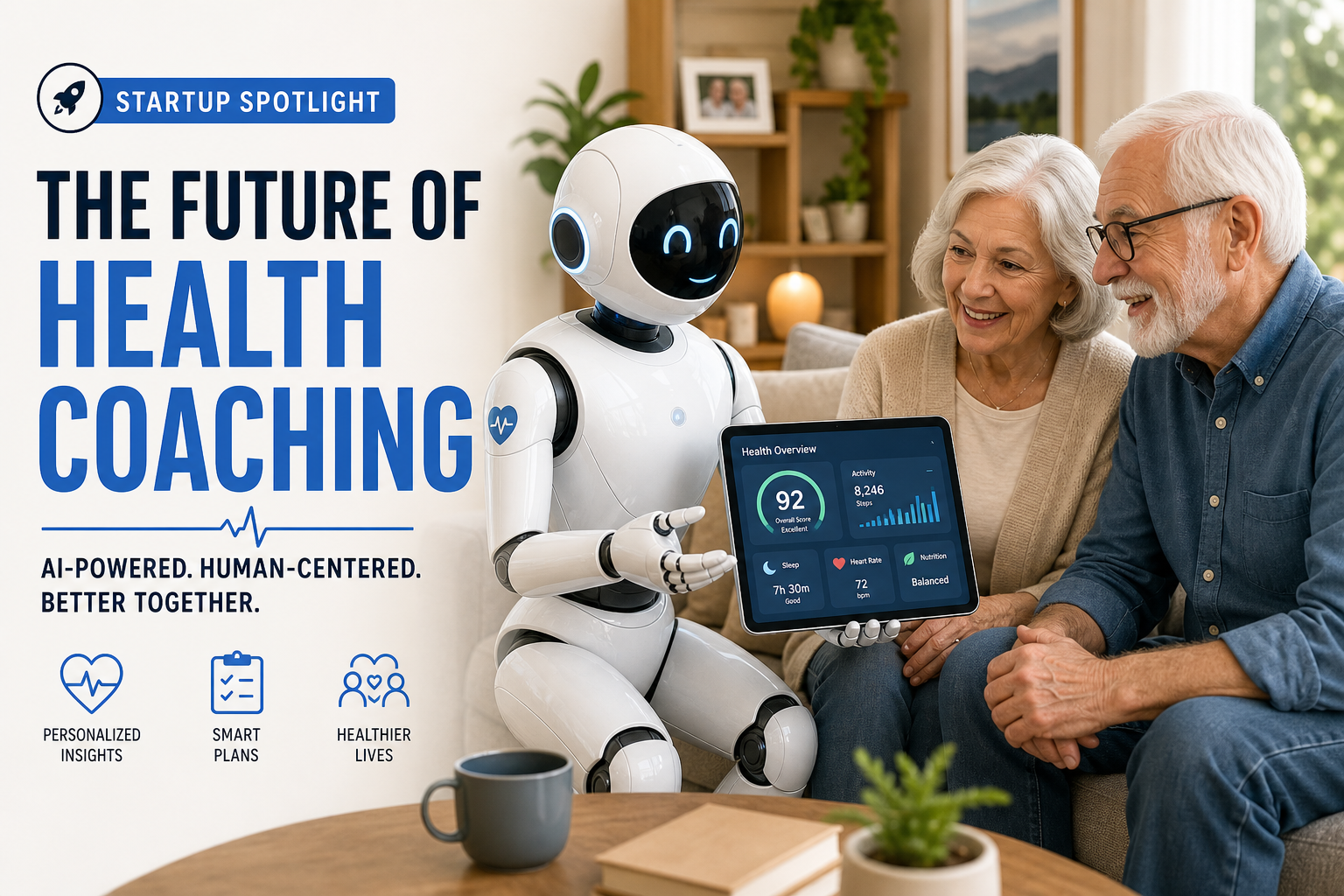 Meet the Health-Coaching Robot Promising to Make Your Parents’ Living Room a Wellness Retreat