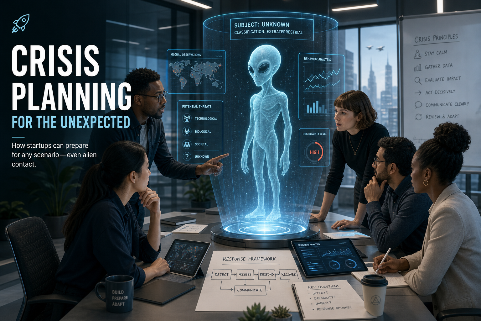 Alien Crisis Management Startup Secures $50 Million in Series A Round—But Is Humanity Ready for Extraterrestrial Oversight?