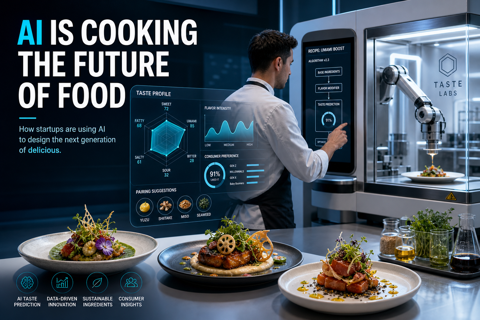 Taste the Future: AI Food Lab Unveils Algorithm to Correct Culinary Bias—For a Price