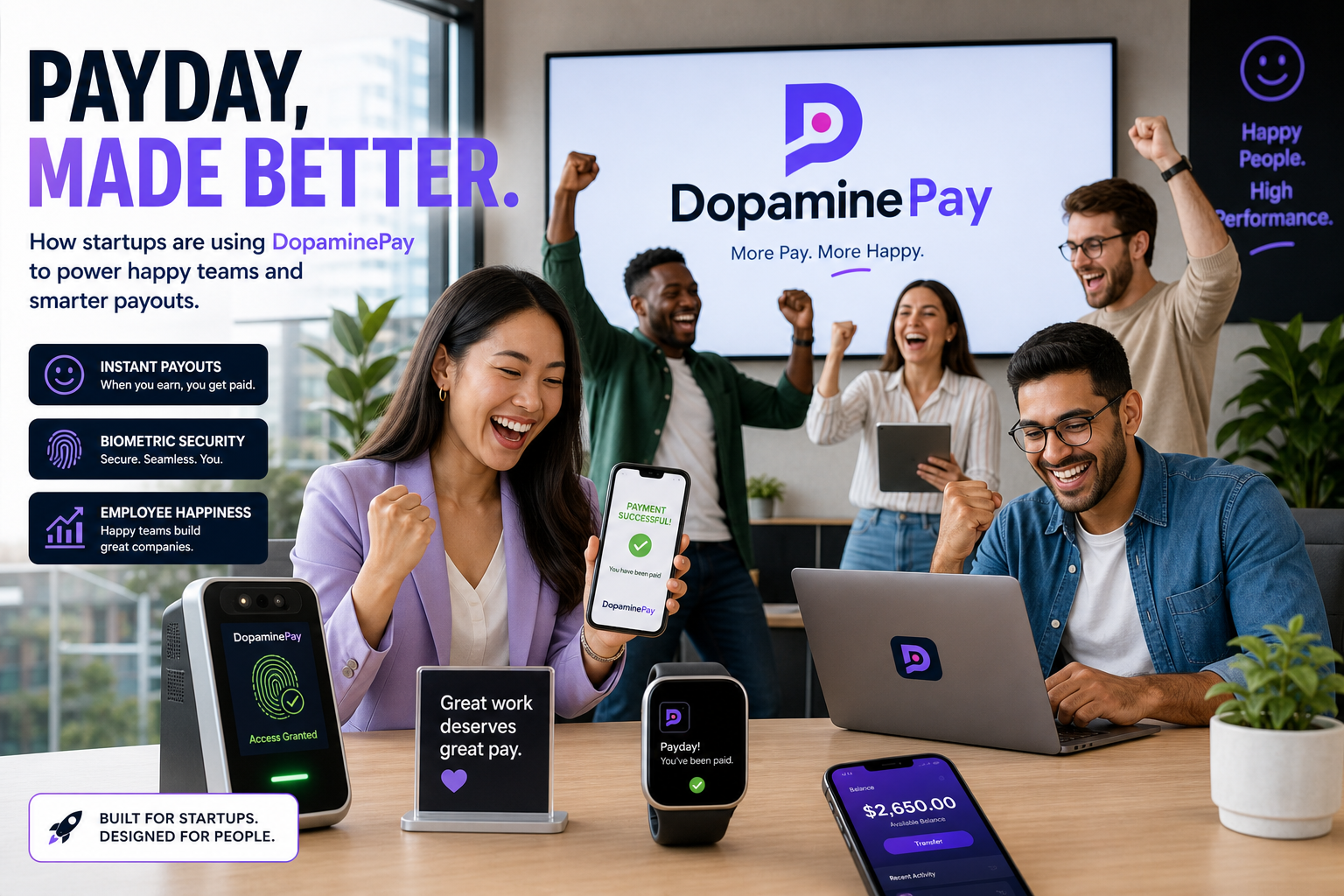 Dopamine-Driven Paydays: The Fintech Revolution That Promises to Make Your Salary Feel Like Winning the Lottery
