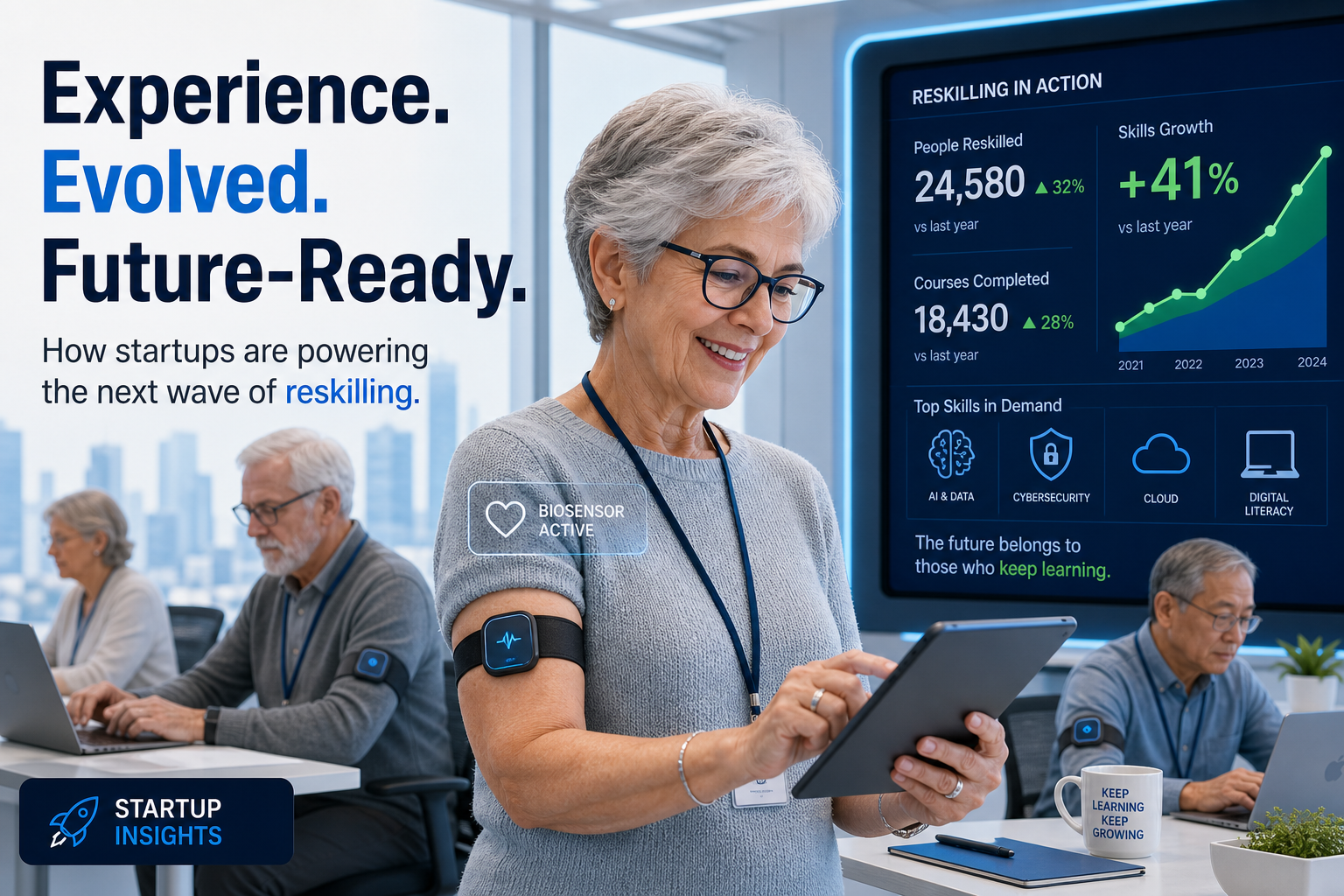 Investors Bet $30B on 120-Year Careers: Are We Ready for Lifelong Learning with Bio-Sensors?