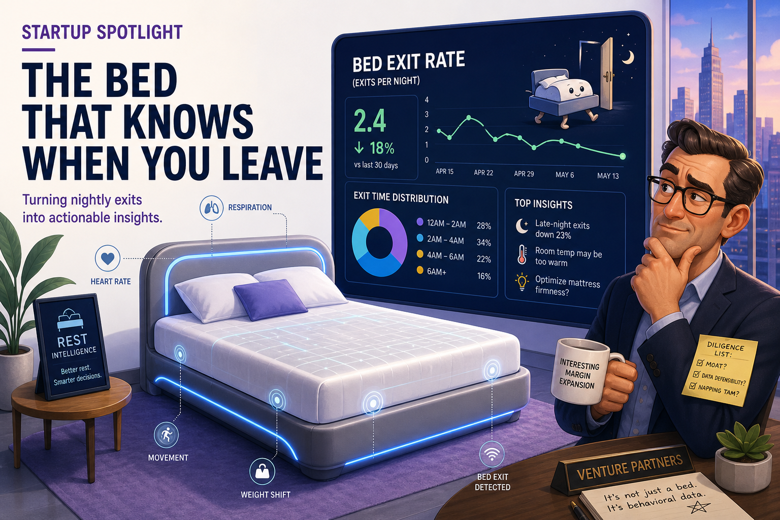 Revolutionizing Rest: The Startup Betting Big on Bed Exit Rates with Synthetic Biology