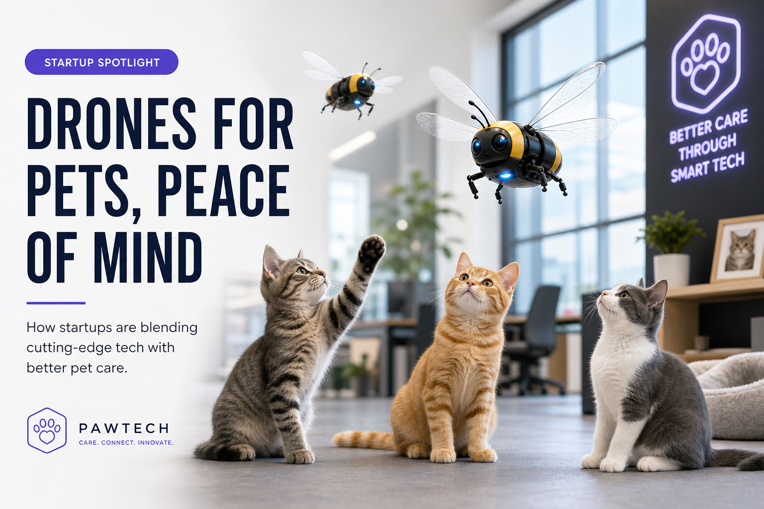 Meet the New Business Buzz: Cat Personality Analysis and Bug Drones Fueling Innovation Frenzy